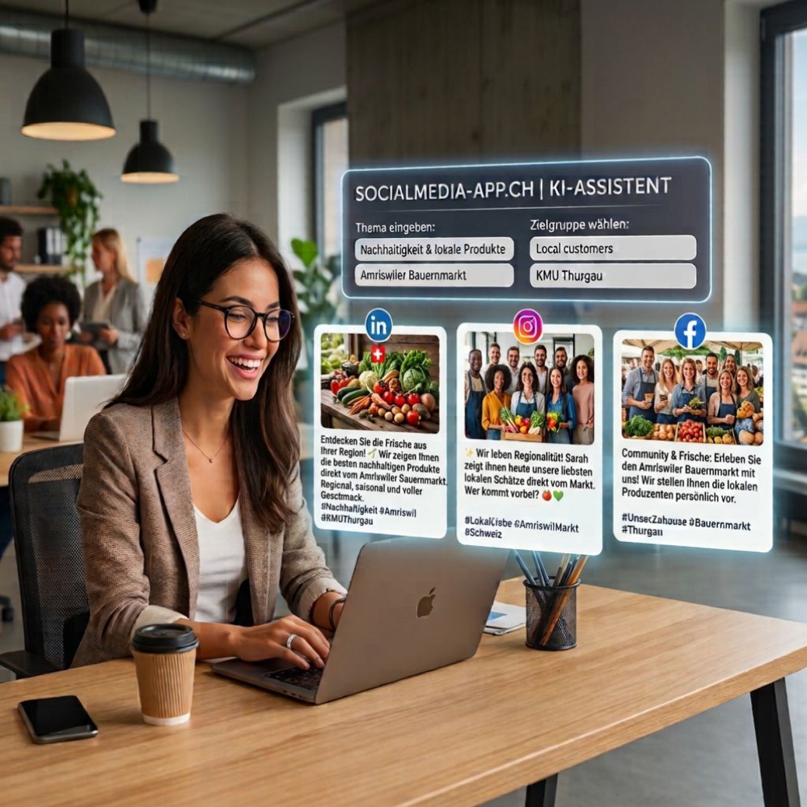Socialmedia-App Vorschau